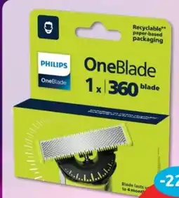 Budni Philips OneBlade Ersatzklinge Angebot