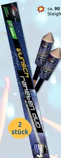 Budni Comet Feuerwerk Wunschraketen Duo Angebot