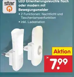 Netto Marken-Discount Star-Q LED Orientierungsleuchte Angebot