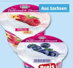 PENNY Sachsenmilch Buttermilch Dessert Angebot