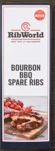 REWE Rib World Bourbon BBQ Spare Ribs Angebot