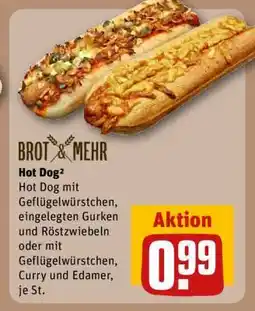 REWE Hot Dog² Angebot