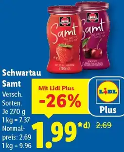 Lidl Schwartau Samt Angebot
