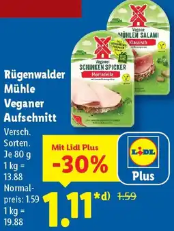 Lidl Rügenwalder Mühle Veganer Aufschnitt Angebot