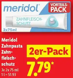 Lidl Meridol Zahnpasta Zahnfleischschutz Angebot