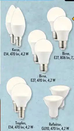 Aldi Süd Casalux LED-Leuchtmittel Angebot