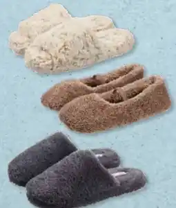 Aldi Süd Up2Fashion Damen Plüsch-Hausschuhe Angebot