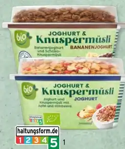 Aldi Süd Bio Smiley Joghurt & Knuspermüsli Angebot