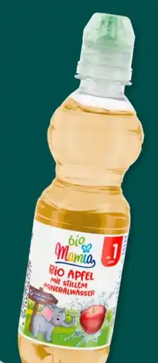 Aldi Süd Mamia Bio Bio-Apfel mit stillem Mineralwasser Angebot
