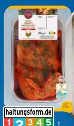 Aldi Süd Meine Metzgerei Halbes-Hähnchen Paprika Angebot