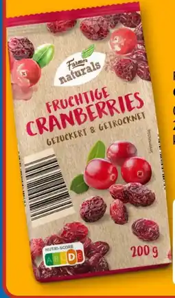 Aldi Süd Farmer naturals Fruchtige Cranberries Angebot