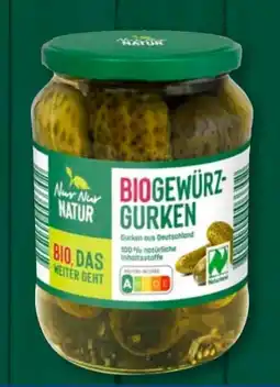 Aldi Süd Nur Natur Bio-Gewürzgurken Angebot