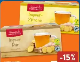 Aldi Süd Westminster Tea Ingwertee Angebot
