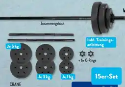 Aldi Süd Crane Langhantel-Set Angebot