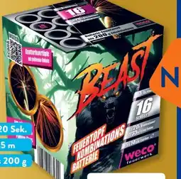 Aldi Süd Weco Feuerwerk Batterie Beast Angebot