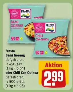 REWE Frosta Bami Goreng oder Chili Con Quinoa Angebot