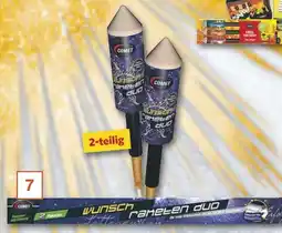 Famila Nord West COMET Wunschraketen DUO Cardboard Box Angebot