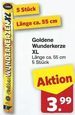 Famila Nord West COMET Goldene Wunderkerze XL Angebot
