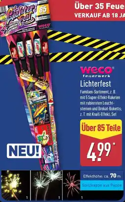 Aldi Nord Weco Feuerwerk Lichterfest Angebot