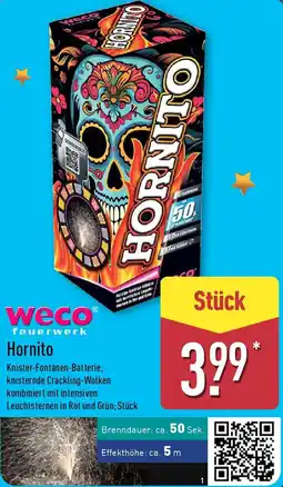 Aldi Nord Weco Feuerwerk Hornito Angebot
