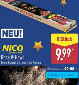 Aldi Nord NICO Feuerwerk Rock & Howl Angebot