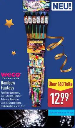Aldi Nord Weco Feuerwerk Rainbow Fantasy Angebot