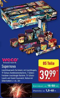 Aldi Nord Weco Feuerwerk Supernova Angebot