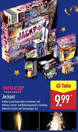Aldi Nord Weco Feuerwerk Jackpot Angebot