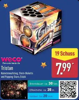 Aldi Nord Weco Feuerwerk Tristan Angebot