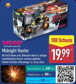 Aldi Nord Weco Feuerwerk Midnight Hunter Angebot