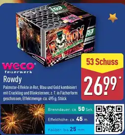 Aldi Nord Weco Feuerwerk Rowdy Angebot