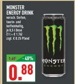 Marktkauf Monster energy drink Angebot