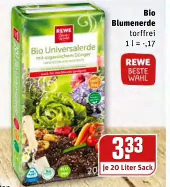 REWE Bio Blumenerde Angebot