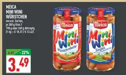 Marktkauf Meica mini wini würstchenkette Angebot