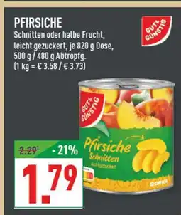 Marktkauf Gut & günstig pfirsiche schnitten oder halbe frucht Angebot