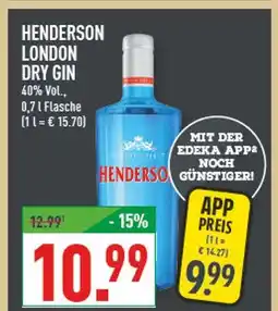 Marktkauf Henderson london dry gin Angebot