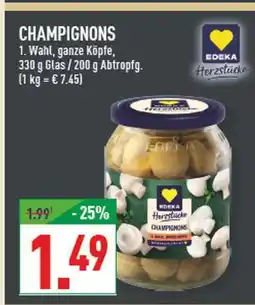Marktkauf Edeka herzstücke champignons Angebot