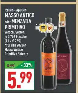 Marktkauf Masso antico masso antico primitivo Angebot