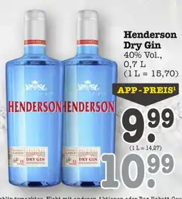 E-Center Henderson dry gin Angebot