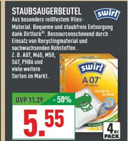 Marktkauf Swirl a 07 staubsaugerbeutel Angebot