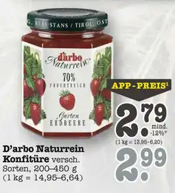 E-Center D'arbo naturrein konfitüre Angebot