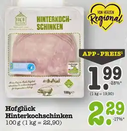 E-Center Hofglück hinterkochschinken Angebot