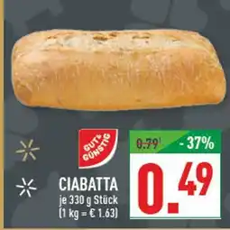 Marktkauf Gut&günstig ciabatta Angebot