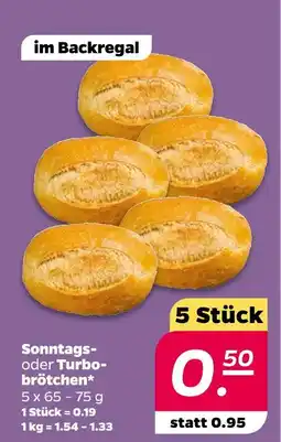 NETTO Sonntags- oder turbobrötchen Angebot