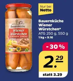 NETTO Bauernküche wiener würstchen Angebot
