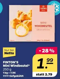 NETTO Finton's mini windbeutel Angebot