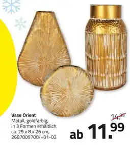 ROLLER Vase orient Angebot