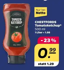 NETTO Chestfords tomatoketchup Angebot