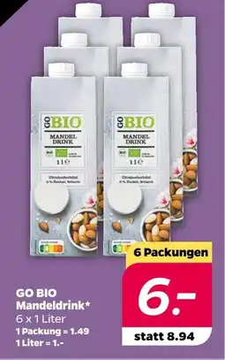 NETTO Go bio mandeldrink Angebot
