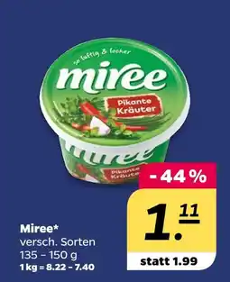 NETTO Miree frischkäse Angebot